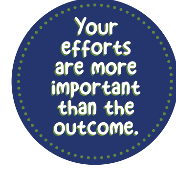 Your Efforts Are More Important Than the Outcome — Affirmation Wall Decal