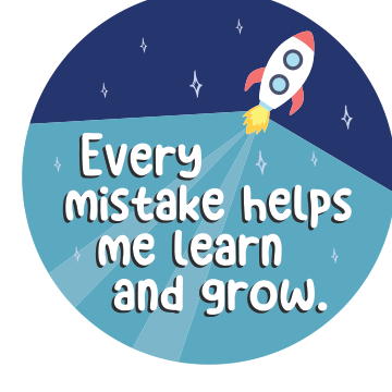 Every Mistake Helps Me Learn and Grow — Affirmation Wall Decal