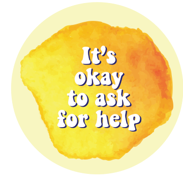 It's Okay to Ask for Help — Affirmation Wall Decal