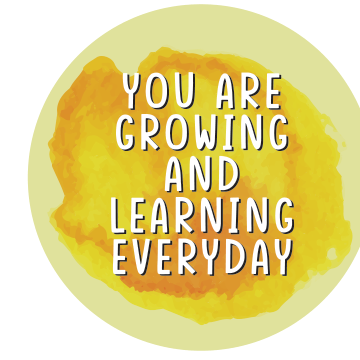 You Are Growing and Learning Every Day — Affirmation Wall Decal