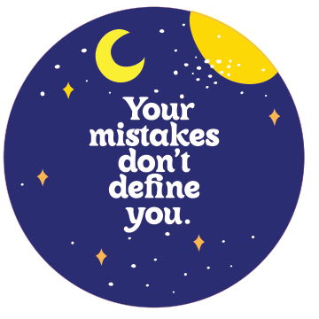 Your Mistakes Don't Define You — Affirmation Wall Decal