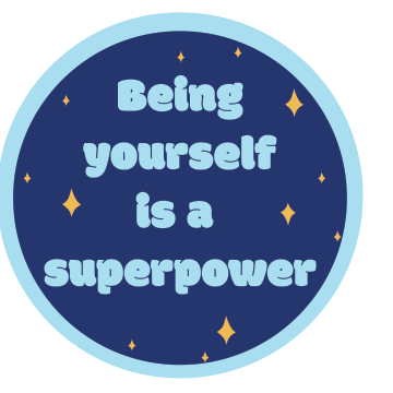 Being Yourself Is a Superpower — Affirmation Wall Decal