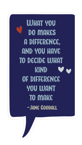 Locker Note – What You Do Makes a Difference | 7 × 14 in