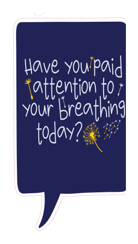 Locker Note – Have You Paid Attention to Your Breathing Today | 7 × 14 in