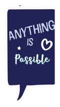 Locker Note – Anything Is Possible | 7 × 14 in