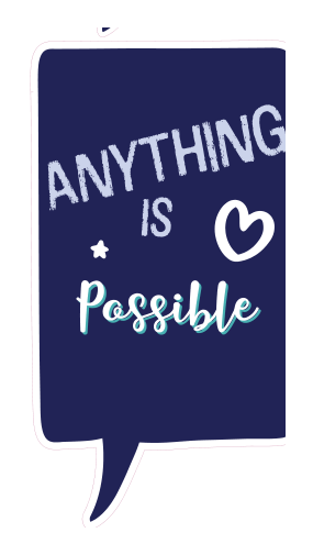 Locker Note – Anything Is Possible | 7 × 14 in