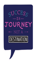 Locker Note – Success Is a Journey Not a Destination | 7 × 14 in